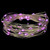 50-Count Purple LED Micro Fairy Christmas Lights - 16ft, Copper Wire