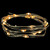 20 Battery Operated Warm White LED Micro Fairy Lights - 6ft, Copper Wire