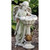 23" LED Lighted Solar Angel Birdbath Outdoor Garden Statue