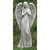 Praying Angel in Gown Outdoor Garden Statue - 14.5"