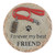 9.75" Tan Brown "Forever My Best Friend" Pet Memorial Stepping Stone | Cherish the Memories