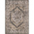 7' x 10' Charcoal Gray and Beige Medallion Traditional Rectangular Outdoor Area Throw Rug
