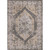 10' x 14' Charcoal Gray and Beige Medallion Traditional Rectangular Outdoor Area Throw Rug