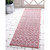 2' x 8' Rust Red and Gray Geometric Rectangular Outdoor Rug Runner