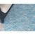 10' x 14' Aqua Blue and Ivory Tribal Trellis Rectangular Outdoor Area Throw Rug