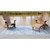10' x 14' Blue and Ivory Medallion Rectangular Outdoor Area Throw Rug