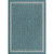10' x 14' Teal Blue and Beige Solid Rectangular Outdoor Area Throw Rug