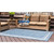 10' x 13' Blue and Beige Solid Rectangular Outdoor Area Throw Rug