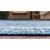 10' x 13' Blue and Beige Solid Rectangular Outdoor Area Throw Rug