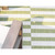 6' x 9' Green and Ivory Striped Rectangular Outdoor Area Throw Rug