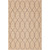 6' x 9' Tan Brown Geometric Trellis Rectangular Outdoor Area Throw Rug