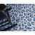 4' x 6' Blue and Gray Animal Print Rectangular Outdoor Area Throw Rug