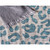 4' x 6' Teal Green and Gray Animal Print Rectangular Outdoor Area Throw Rug