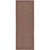 2' x 6' Brown and Black Striped Rectangular Outdoor Rug Runner