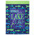 Blue and Green Double Applique 42" x 29" Outdoor House Flag - HOOKED on LAKE Life!
