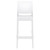 38.5" White Solid Patio Counter Stool