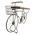 51.5" Brown Traditional Antique Outdoor Bike Planter