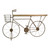51.5" Brown Traditional Antique Outdoor Bike Planter