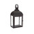 Set of 3 Black Hanging Lanterns 14"