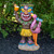 16" Solar Lighted Polynesian Outdoor Garden Tropical Tiki Bar Statue