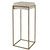 36" Ivory and Gold Modern Accent Plant Stand