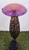 LED Lighted Solar Powered Mushroom Stake - 16.5" - Pink and Purple