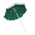 44" Silver and Pine Green Kemp USA Multipurpose Wind Resistant Umbrella