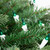 50 Count Teal Mini Christmas Light Set, 17 ft White Wire