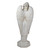 30" Ivory Angel with Arms Folded Outdoor Garden Statue
