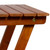 26" Light Brown Acacia Wood Outdoor Folding Accent Table