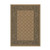 5.75' x 9' Brown Lattice Rectangular Area Throw Rug