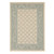 2.25' x 11.75' Green and Brown Lattice Rectangular Area Runner