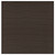 7.5' Cocoa Brown and Beige Patterned Square Area Throw Rug