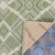 5.25' x 7.5' Green and Gray Rectangular Outdoor Area Throw Rug