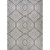 4' x 5.8' Gray and Ivory Rectangular Outdoor Area Throw Rug