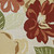 4' x 5.8' Red and Beige Floral Rectangular Outdoor Area Throw Rug