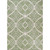 2.25' x 3.9' Green and Gray Rectangular Outdoor Area Throw Rug