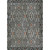 4' x 5' Gray and Red Dolce Mala Smoke Rectangular outdoor Area Throw Rug