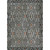 5' x 7' Gray and Red Dolce Mala Smoke Rectangular outdoor Area Throw Rug