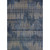 4.25' Blue And Beige Outdoor Rectangular Area Throw Rug