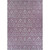 5.25' x 7.5' Purple and Ivory Floral Rectangular Outdoor Area Throw Rug