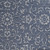 2' x 3.5' Navy Blue and Ivory Floral Rectangular Outdoor Area Throw Rug