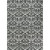 2.3' x 3.11' Black and Ivory Dolce Maasai Rectangular outdoor Area Throw Rug