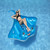 Manta Ray Ride-On Swimming Pool Inflatable Raft - 88"