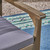 5-Piece Gray Contemporary Handcrafted Outdoor Furniture Patio Dining Set - Gray Cushions