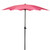 Vibrant Pink 8.85ft Outdoor Patio Lotus Umbrella with Hand Crank - Stylish Shade for Your Outdoor Space