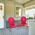 34-Inch Outdoor Retro Tulip Armchair, Pink