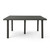 64" Gray Contemporary Square Outdoor Patio Dining Table