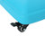 19.5" Teal Blue and Black Contemporary Square Outdoor Patio Umbrella Holder