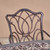 7-Piece Black Contemporary Outdoor Furniture Patio Dining Set 59"